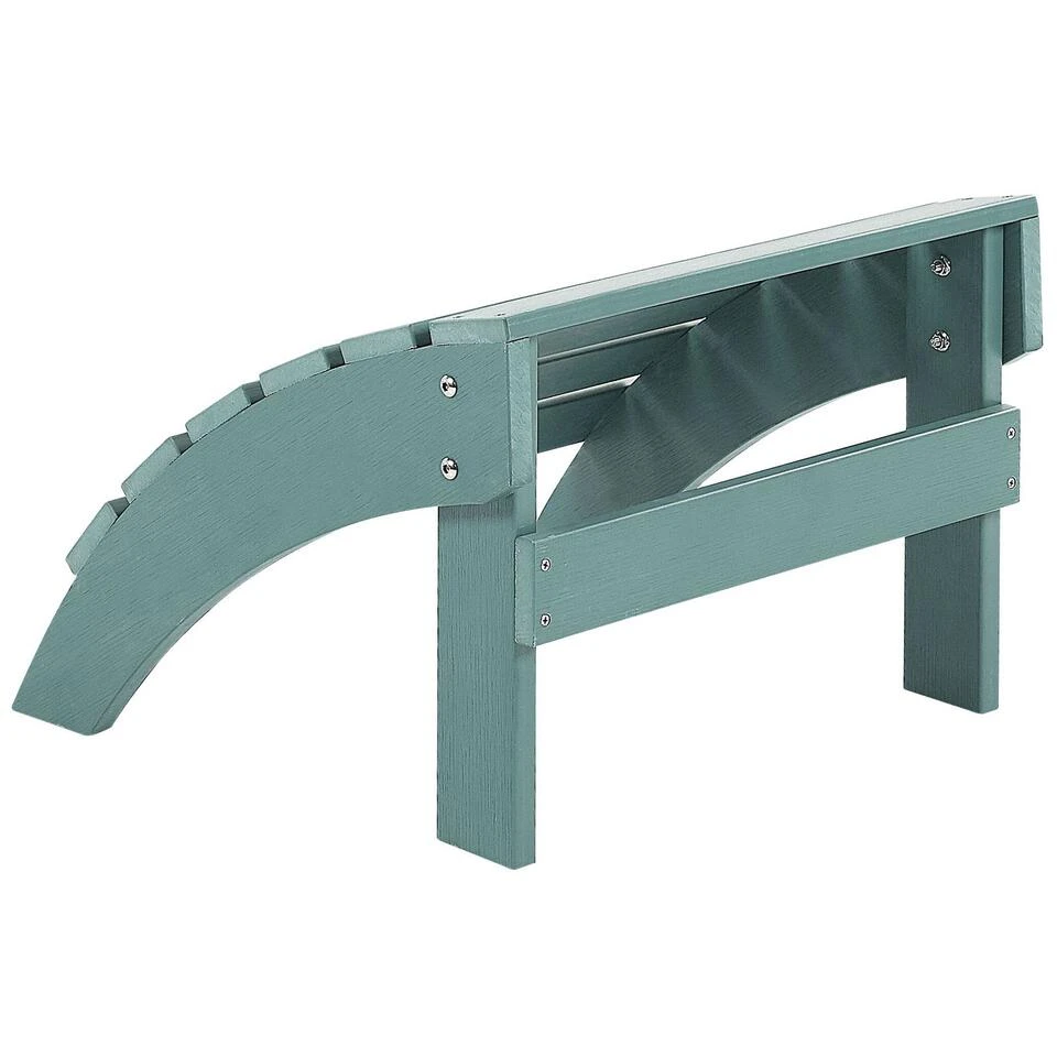 Beliani Voetenbankje ADIRONDACK - Blauw Kunsthout - Image 4