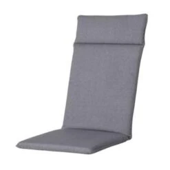 Madison Tuinstoelkussen Hoge Rug Outdoor Oxford Grijs
