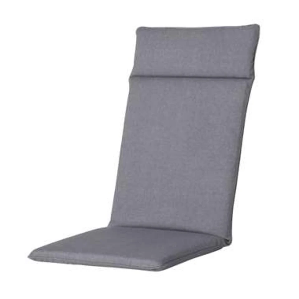 Madison Tuinstoelkussen Hoge Rug Outdoor Oxford Grijs