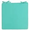 Anna's Collection Stoelkussen - Aqua Groen - Binnen En Buiten - 40 Cm