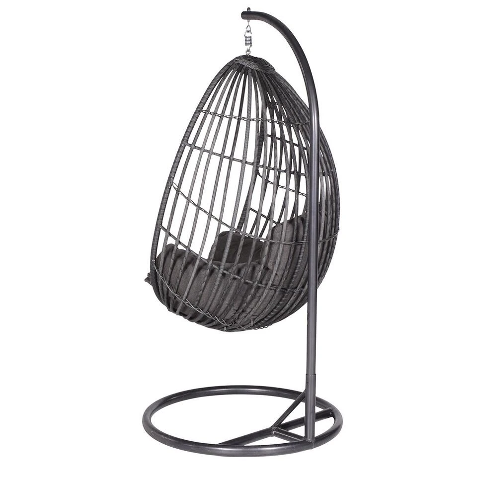 Garden Impressions Panama Hangstoel Ei - Donker Grijs - Image 3