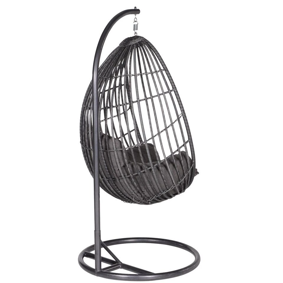 Garden Impressions Panama Hangstoel Ei - Donker Grijs - Image 4