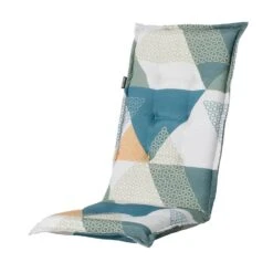 Madison - Tuinkussens Hoge Rug Triangle Green - 123x50 - Groen