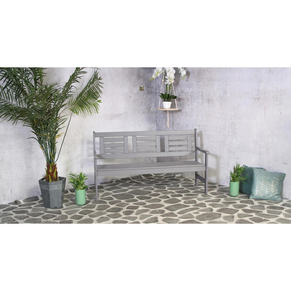 SenS-Line Boulogne Tuinbank - Grenenhout - Grijs - Image 2
