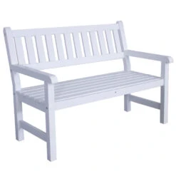 SenS-Line Bordeaux Tuinbank - Grenenhout - Wit