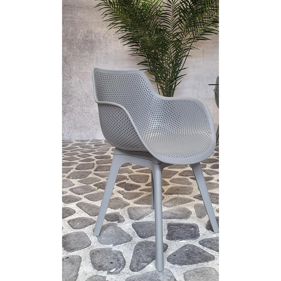 SenS-Line Jasper Tuinstoel - Kunststof - Grijs - Image 3