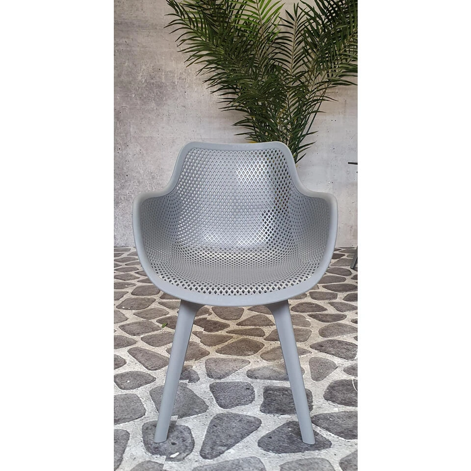 SenS-Line Jasper Tuinstoel - Kunststof - Grijs - Image 4