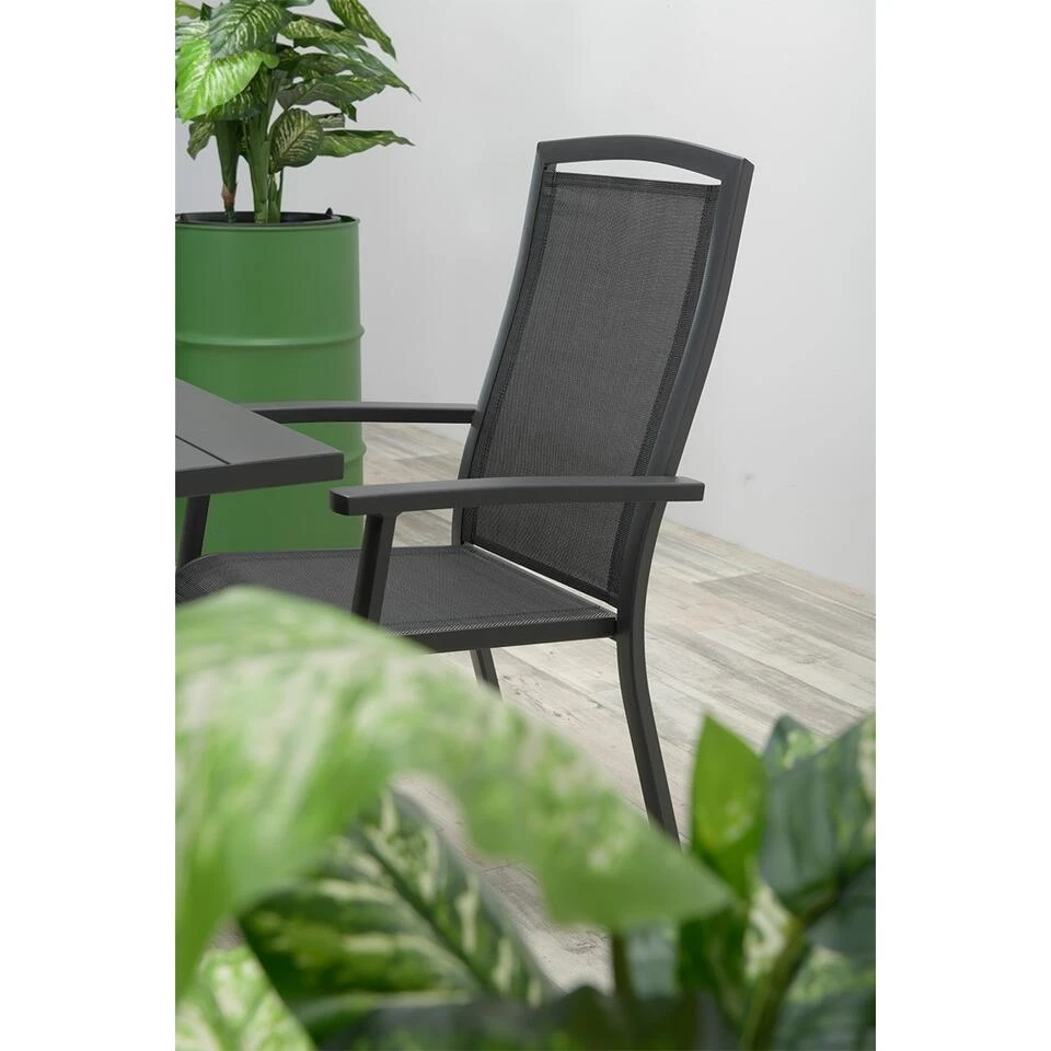 Garden Impressions Rosa Tuinstoel Verstelbaar - Antraciet - Image 2