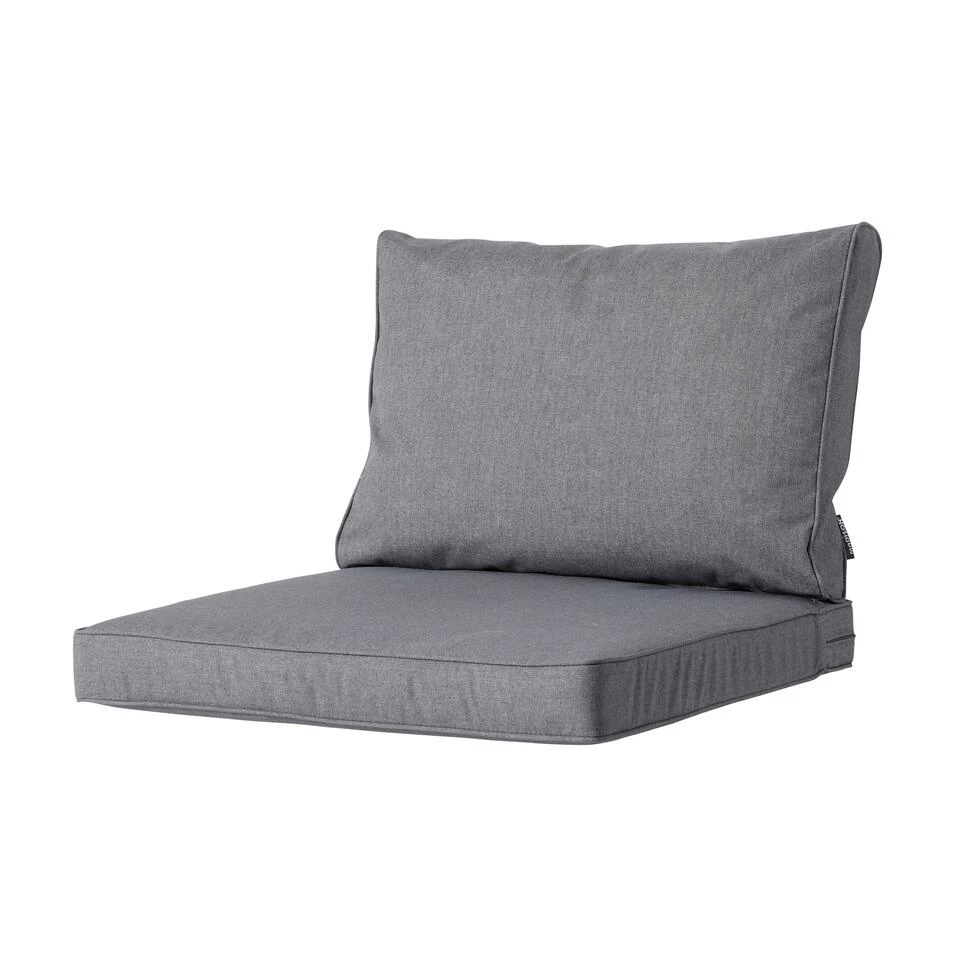 Madison Lounge Luxe Outdoor Oxford Grey Zitkussen 60x60cm - Image 3