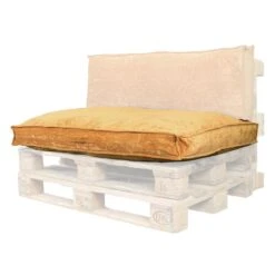 Unique Living Palletkussen Bay Oker Geel - 120x80cm