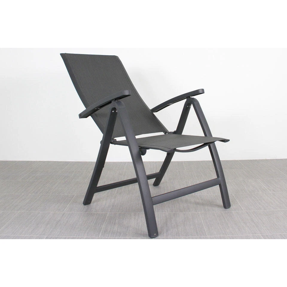 VDG Corsica Verstelbare Tuinstoel - Antraciet - Image 4