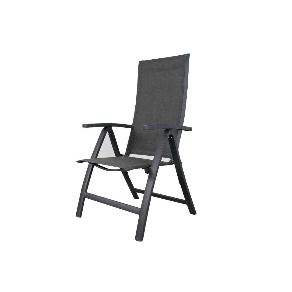 VDG Corsica Verstelbare Tuinstoel - Antraciet