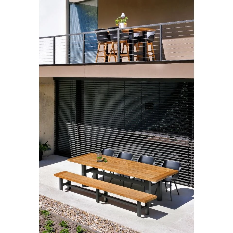 Hartman Sophie Studio Dining Armstoel - Carbon Black - Teak Poot - Image 4