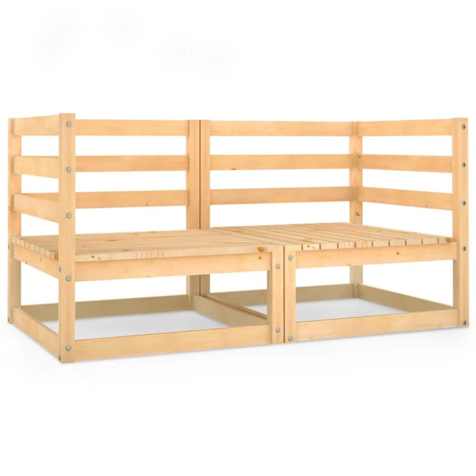 VidaXL Tuinbank 2-zits Massief Grenenhout