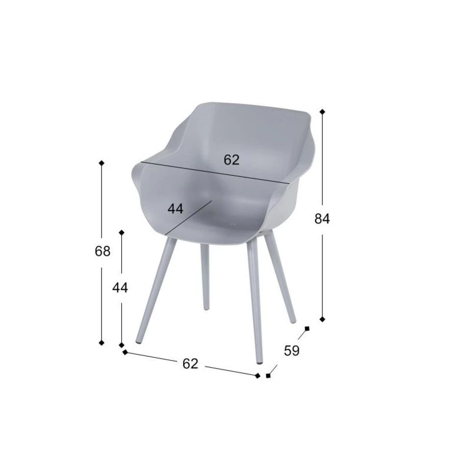 Hartman Sophie Studio Dining Armstoel - Xerix - Set Van 2 - Image 2