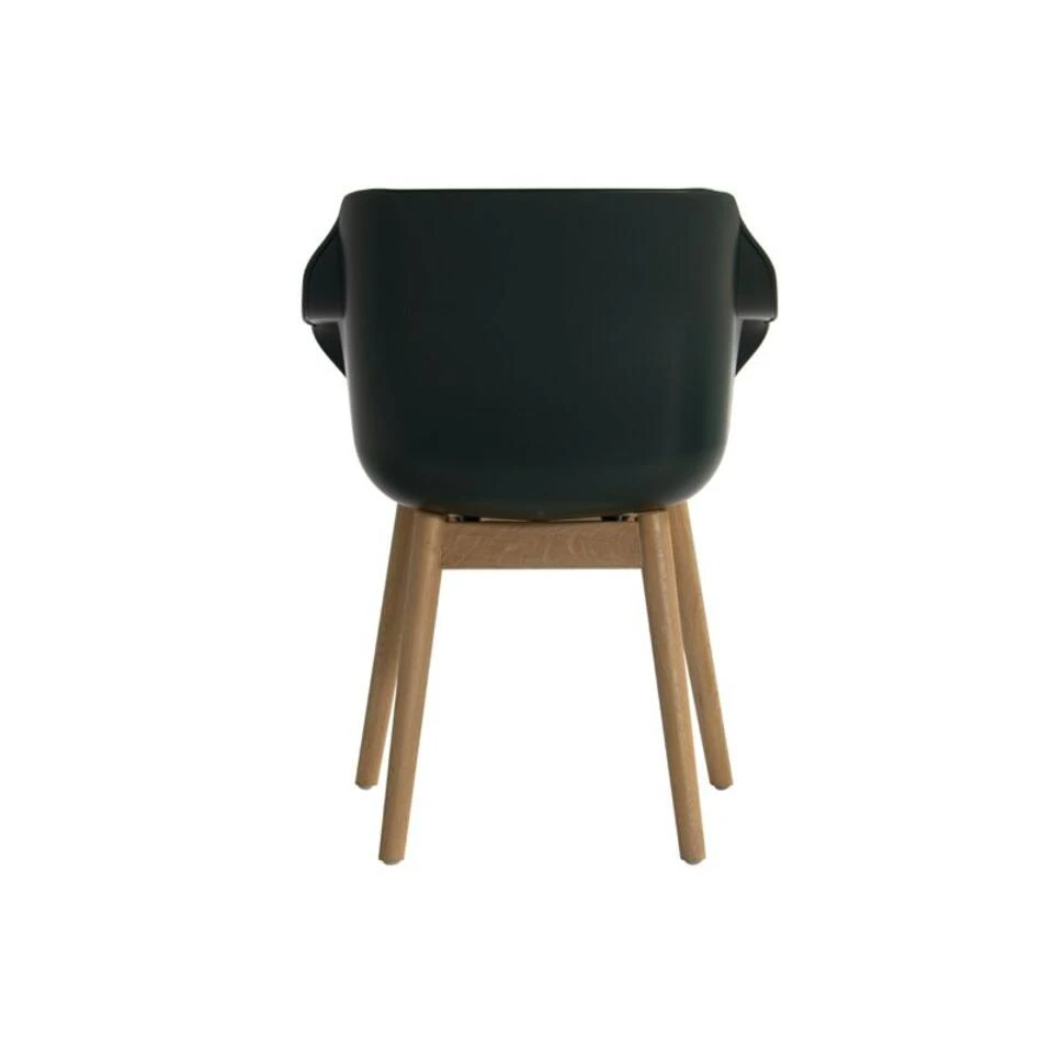 Set Van 2- Hartman Sophie Studio Diningstoel- Night Green- Teak Poot - Image 4