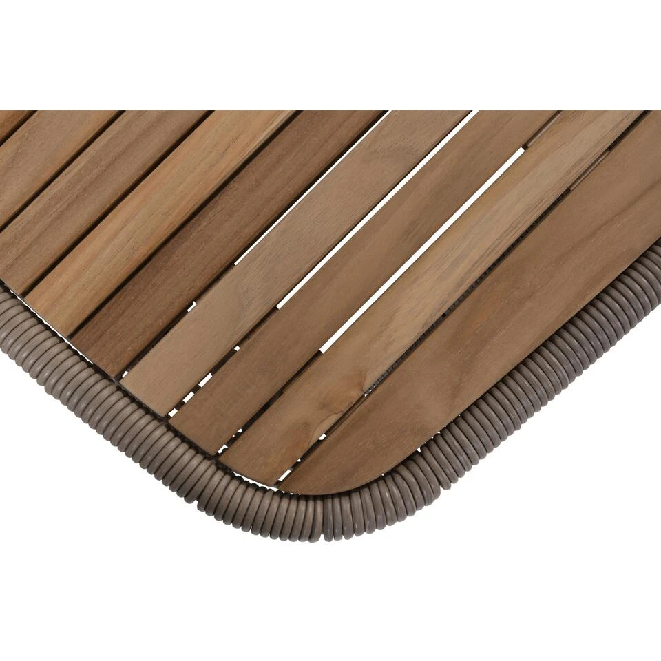 4SO Lugano Salontafel - Teak Tafelblad - 130x80x30 Cm - Image 3