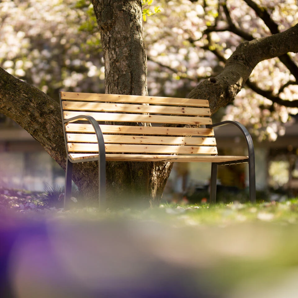 Tectake - Tuinbank - 123x 64x 82 Cm - Hout - Image 3