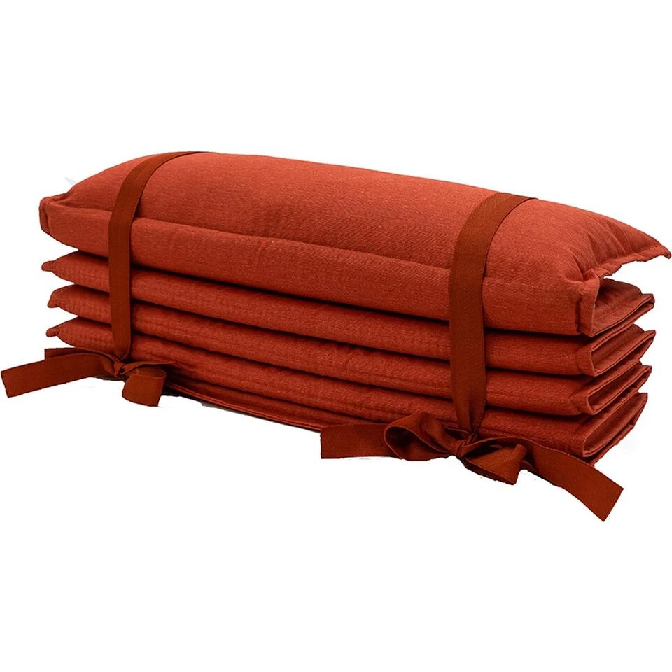 Madison - Ligbedkussen 180x68 - Oranje - Mecca Terra Recycled - Image 2