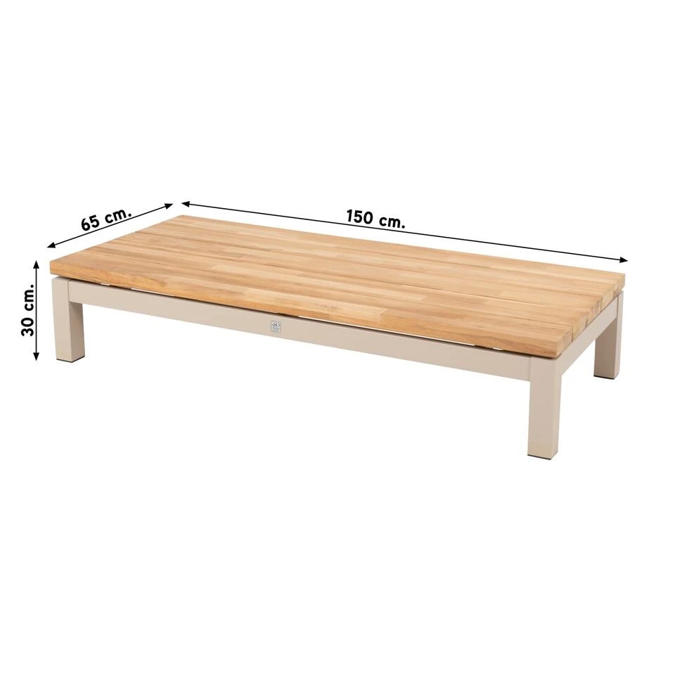 4 Seasons Capitol Salontafel Latte 150x65xcm - Image 2