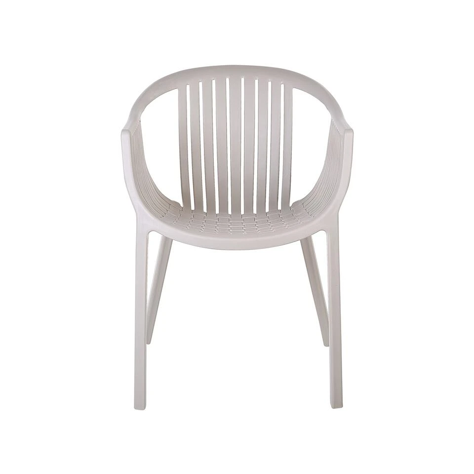 Beliani Eetkamerstoel NAPOLI - Beige Synthetisch Materiaal - Image 4