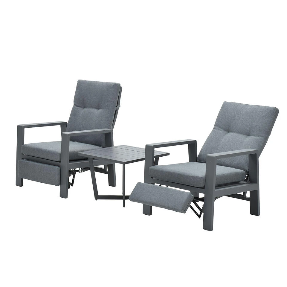 Garden Impressions Marsala Relax Loungestoel - Donker Grijs - Image 2