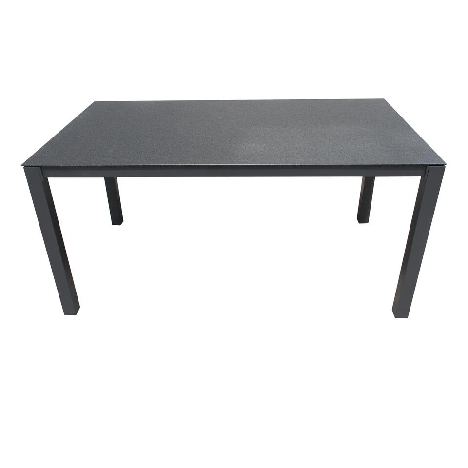 Giga Meubel Tuintafel Aluminium Antraciet 160cm - Tafel Dante