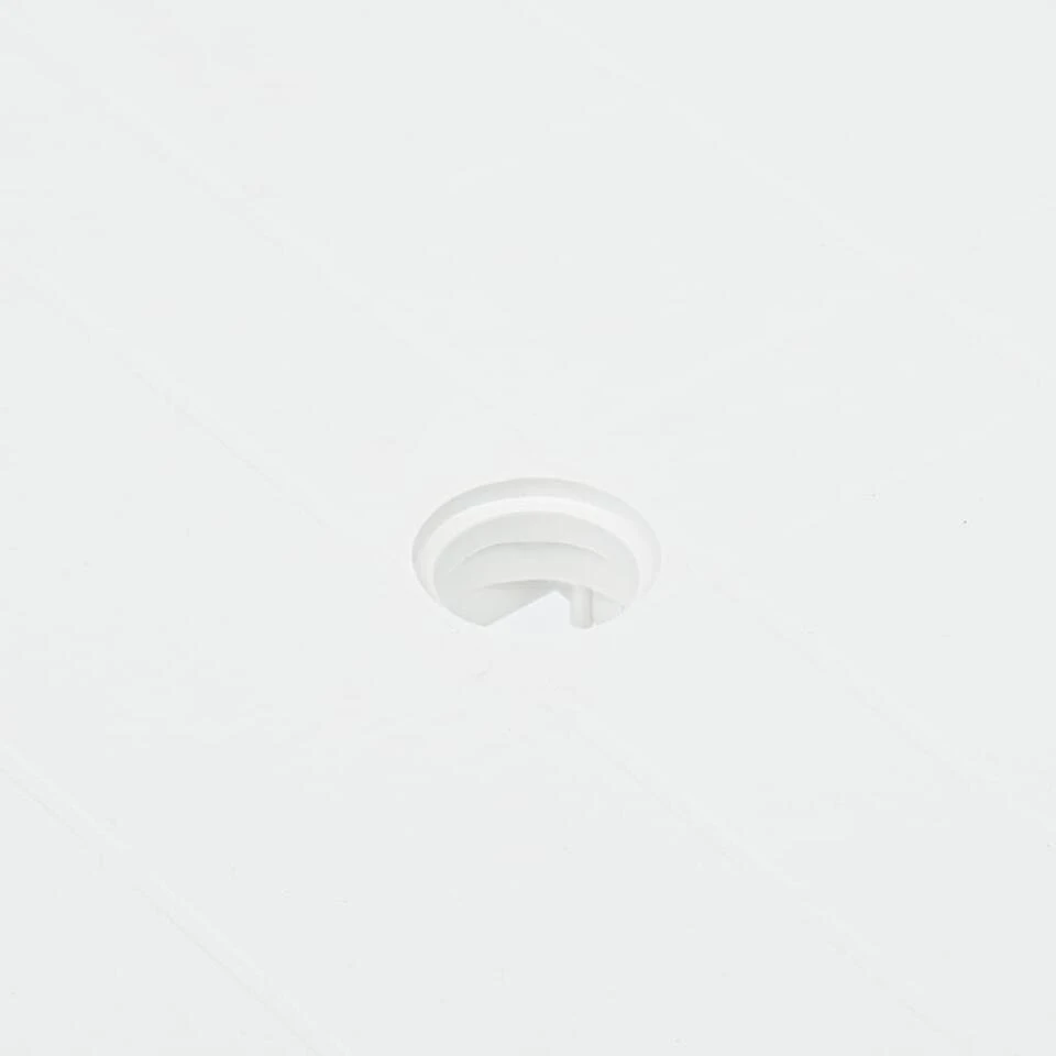 VidaXL Tuintafel 80x75x72 Cm Kunststof Wit - Image 2