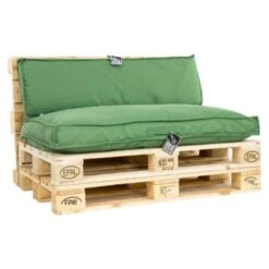 Unique Living Palletkussen Luana Haag Groen - 120 X 80 Cm