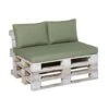 Madison Palletkussenset Panama Lounge Groen - 3 Pièces