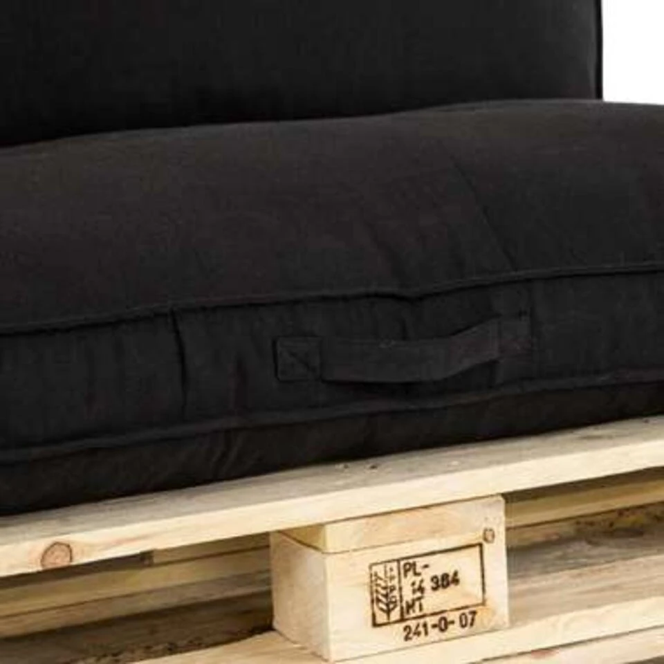 Unique Living Palletkussen Luana Zwart - 120 X 80 Cm - Image 3