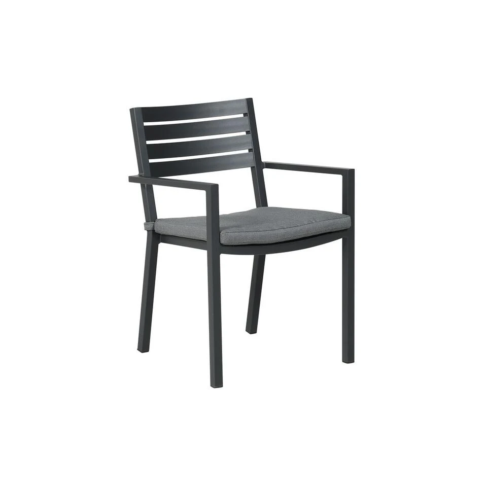 Garden Impressions Amarillo Tuinstoel Donker Grijs - 4 Stuks - Image 2