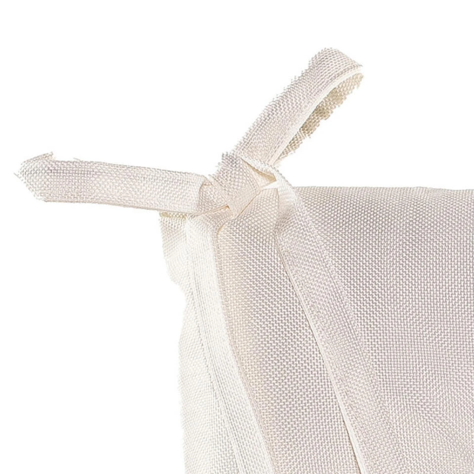 Anna's Collection Stoelkussen Gewatteerd - Ivoor - 38 X 38 Cm - Image 2