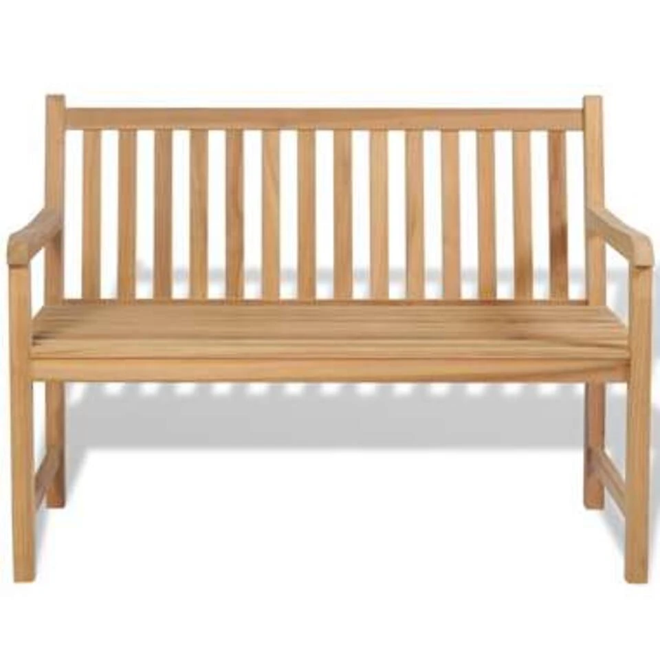 VidaXL Tuinbank 120 Cm Teakhout - Image 2