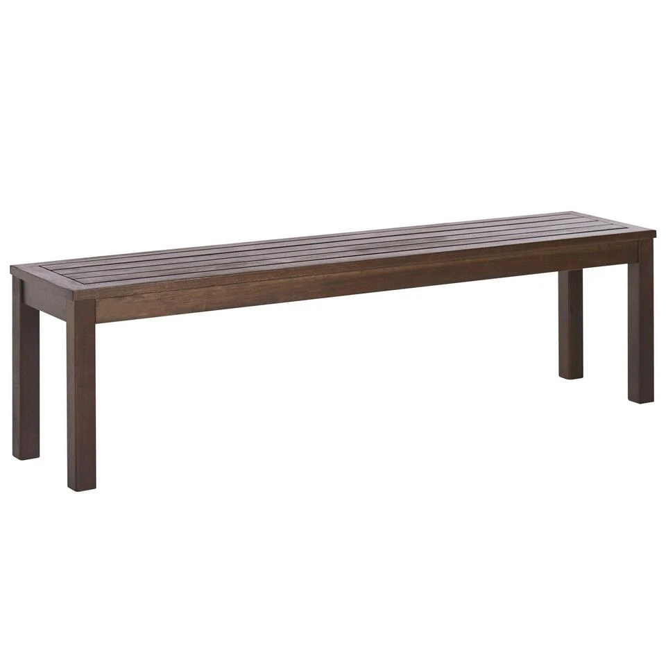 Beliani Tuinbank TUSCANIA - Donkere Houtkleur Eucalyptushout - Image 4