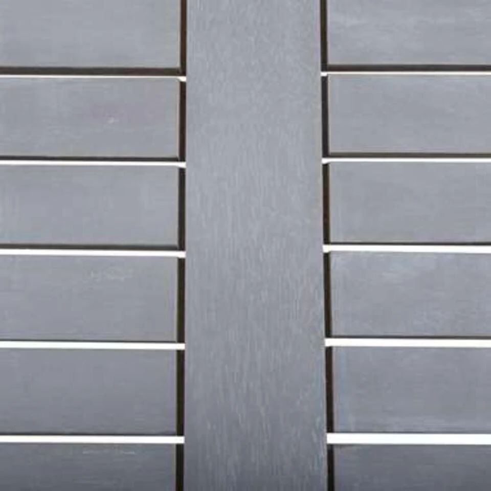 VidaXL Tuintafel 80x80x74 Cm Massief Acaciahout Grijs - Image 4