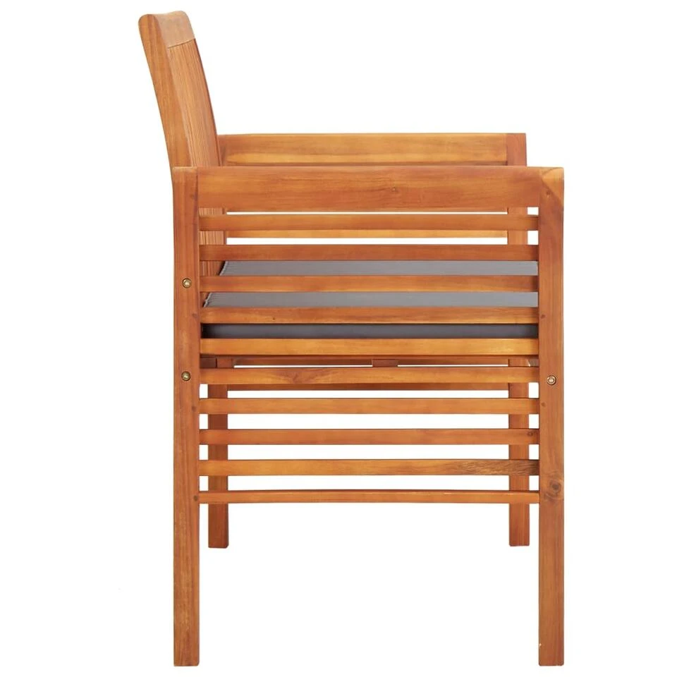 VidaXL Tuinbank 2-zits Met Kussen 120 Cm Massief Acaciahout - Image 3