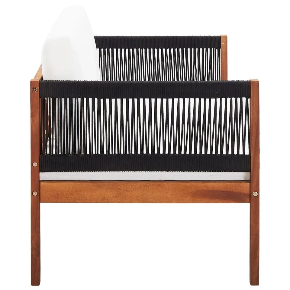 VidaXL Tuinbank 2-zits Massief Acaciahout - Image 3