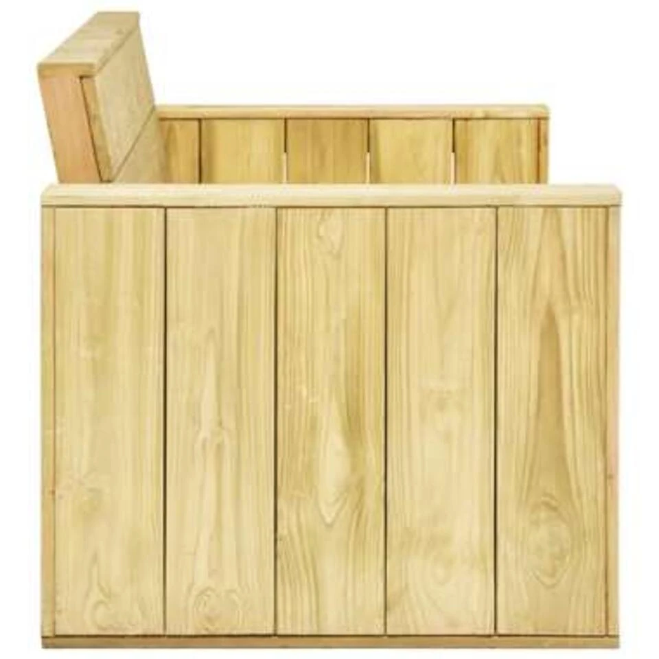 VidaXL Tuinbank 179 Cm Geïmpregneerd Grenenhout - Image 4